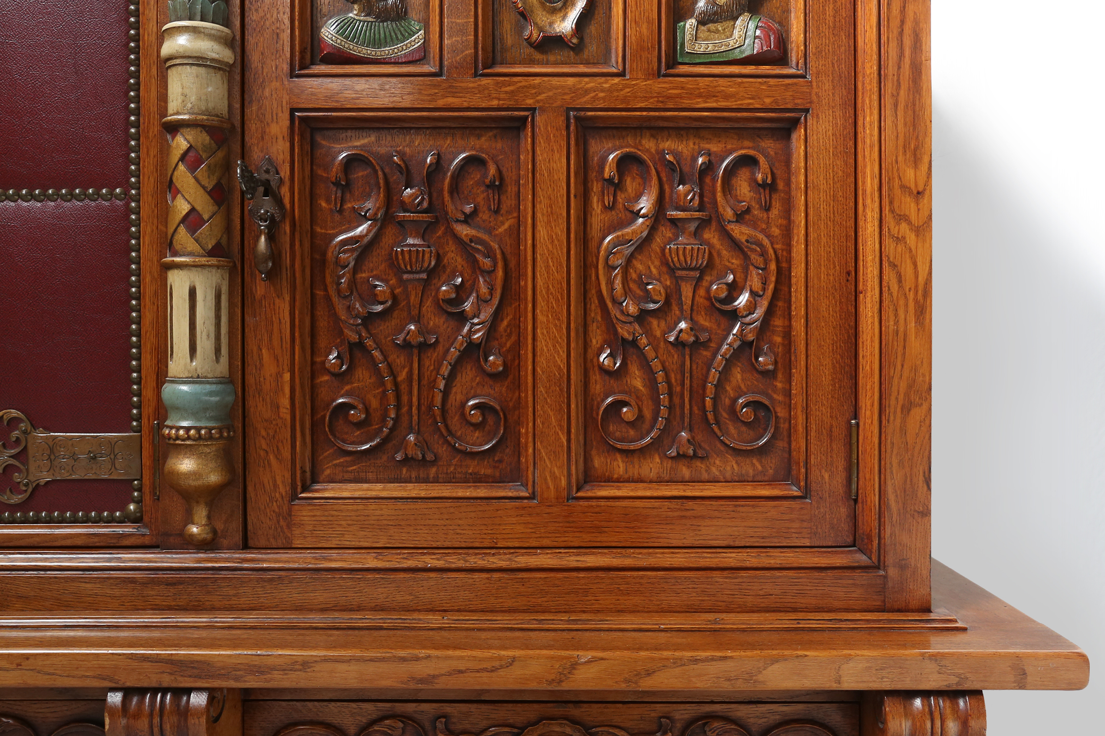 20th century baroque style carved sideboard, Spain thumbnail